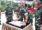 Dankodiklatad Tinjau Pembangunan Pangkalan Yonif 826/BTB di IKN