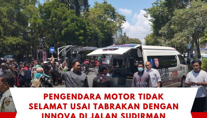 Pengendara Motor Tidak Selamat Usai Tabrakan Dengan Innova Di Balikpapan