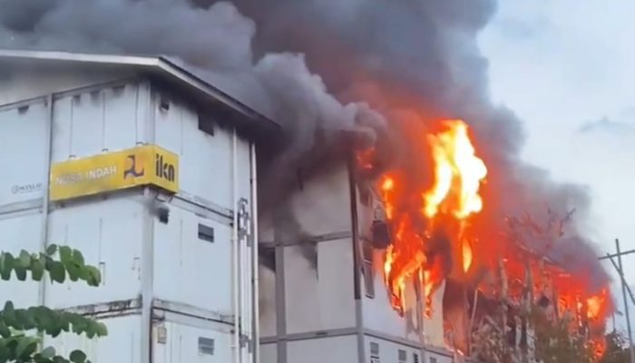 Si Jago Merah Lahap Lantai 3 dan 4 Gedung HPK I IKN
