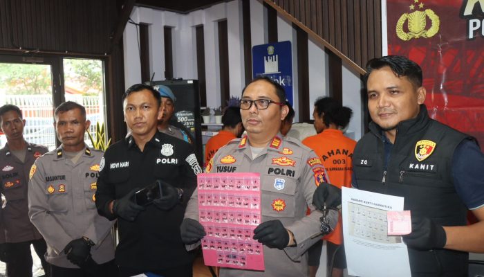 Polsek Pelabuhan Samarinda Bongkar Dua Kasus Sabu, Amankan 20,55 Gram dan Tiga Tersangka