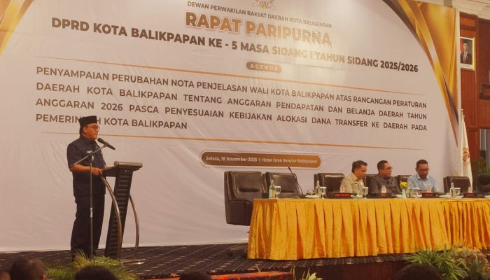 APBD Balikpapan 2026 Terkoreksi, Pendapatan Anjlok Rp1 Triliun Imbas Kebijakan Pusat