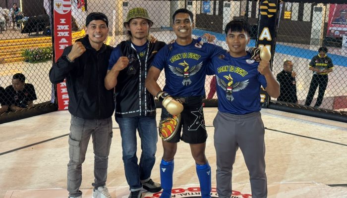Briptu Yanuarius Kristian Desales Persembahkan Emas untuk Brimob Kaltim di Kejurnas MMA 2025