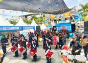 Marching Band Sakunta Brimob Kaltim Tampil Spektakuler di Livin Fest Balikpapan