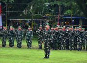 Semangat Yudha Wastu Pramuka Jaya Warnai Peringatan Hari Juang Infanteri ke-77 di Sanga-Sanga