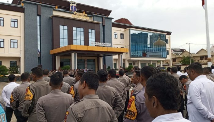Kapolresta Balikpapan Pimpin Apel Jam Pimpinan Terakhir, Pamit Jelang Bertugas di Bareskrim Polri
