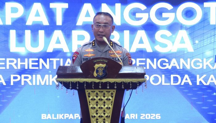 Polda Kaltim Gelar RALB Primkoppol Tahun 2026, Tandai Pergantian Ketua