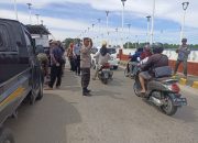 Penertiban Gabungan Tramtibum Balikpapan Timur, Aktivitas Pasar di Jembatan Manggar Ditertibkan