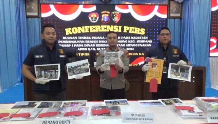 Negara Rugi Rp4,1 Miliar, Polda Kaltim Tetapkan Dua Tersangka Korupsi Pembangunan RS Bekokong di Kubar