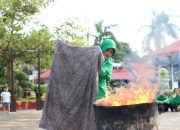 Perkuat Kesiapsiagaan Personel, Deninteldam VI/Mulawarman Gelar Sosialisasi Mitigasi Kebakaran