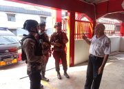 Pastikan Perayaan Imlek Berjalan Khidmat, Gegana Brimob Kaltim Amankan Vihara Buddha Manggala Balikpapan