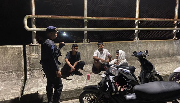 Cegah Radikalisme, Brimob Berau Perketat Pengamanan Objek Vital dan Pemukiman Malam Hari
