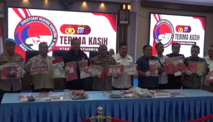 Awal 2026, Polda Kaltim Ungkap 163 Kasus Narkoba dan Tetapkan 202 Tersangka