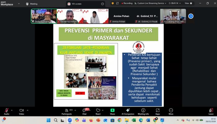 Annisa Pohan Yudhoyono Ajak Peserta Webinar Tingkatkan Kepedulian terhadap Kesehatan Jantung