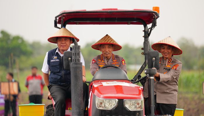 Kapolri Hadiri Tanam Raya Jagung Serentak, Dukung Target Swasembada Pangan