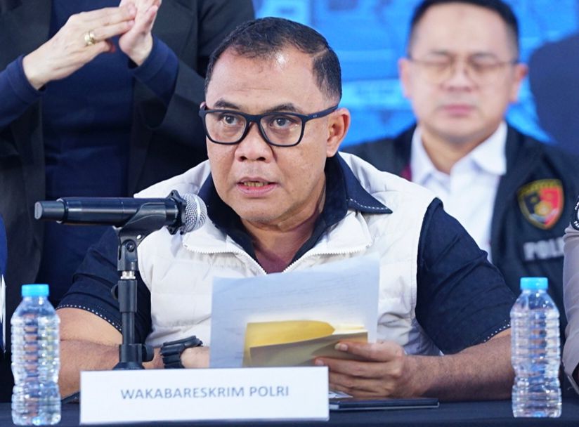 Irjen Pol Nunung Syaifuddin menyampaikan pembentukan Satgas Haji Polri dalam konferensi pers