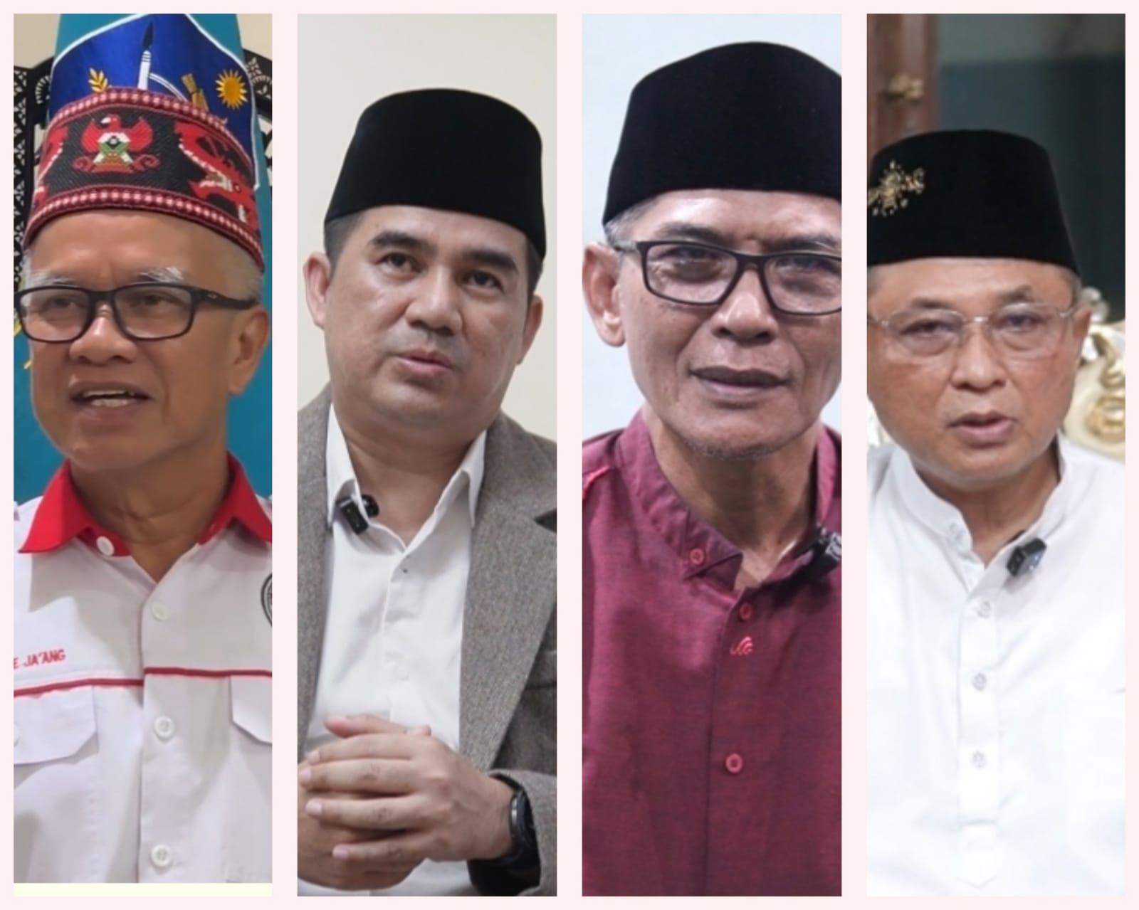 Kolase tokoh masyarakat Kalimantan Timur yang mengimbau aksi demo 21 April berlangsung damai dan tertib