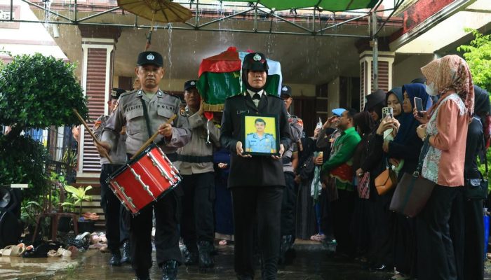 Pemakaman Bripka Arya Supena Lampung