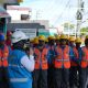 Petugas PLN UID Kaltimra mengikuti apel siaga pengamanan pasokan listrik Iduladha 1447 H di Balikpapan