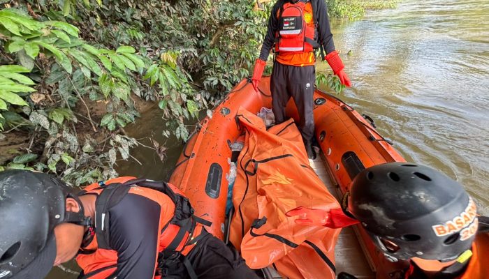 Koban Terseret Arus Sungai Melenyu 2 Ditemukan Meninggal Setelah Tiga Hari Pencarian