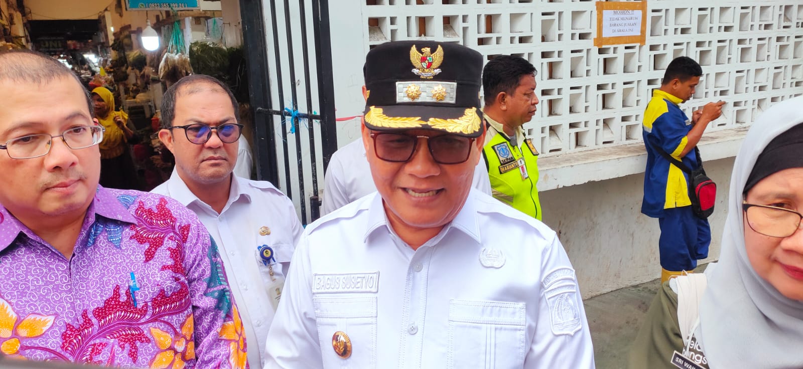 Wakil Wali Kota Balikpapan Bagus Susetyo memberikan keterangan terkait percepatan sertifikasi lahan dan pengamanan aset daerah di Balikpapan.
