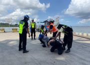 KKT Selenggarakan Drill ISPS Code Triwulan II 2026, Tingkatkan Kesiapan Pengamanan Fasilitas Pelabuhan