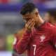 Cristiano Ronaldo tampak kecewa usai Portugal kalah 0-1 dari Spanyol pada babak 16 besar Piala Dunia 2026.