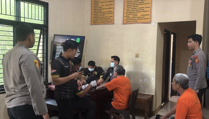 Pemeriksaan Kesehatan Tahanan Rutin Digelar di Rutan Polda Kaltim