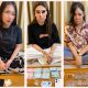 Tiga perempuan yang diamankan Ditresnarkoba Polda Kaltim dalam Operasi Antik Mahakam 2026 bersama barang bukti dugaan ekstasi, ganja, uang tunai, dan telepon genggam di Balikpapan.