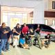 Petugas Satreskrim Polres Berau mengamankan pelaku pencurian mobil beserta barang bukti Nissan Grand Livina di Tanjung Redeb.