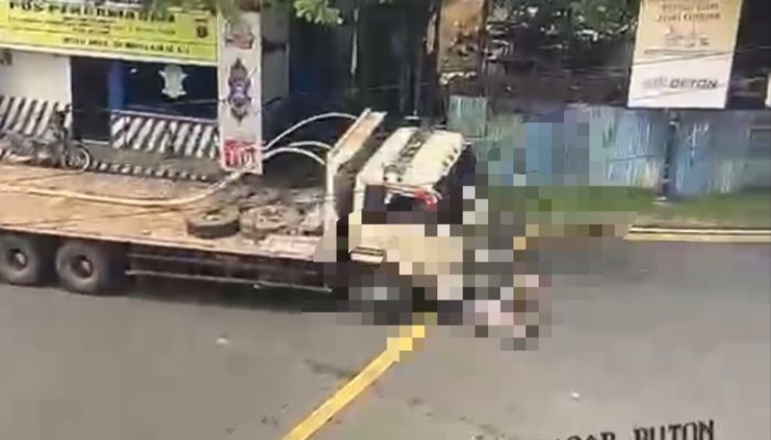 Truk Hantam Motor di Simpang Pasar Buton Balikpapan, Pelajar Tewas di Lokasi